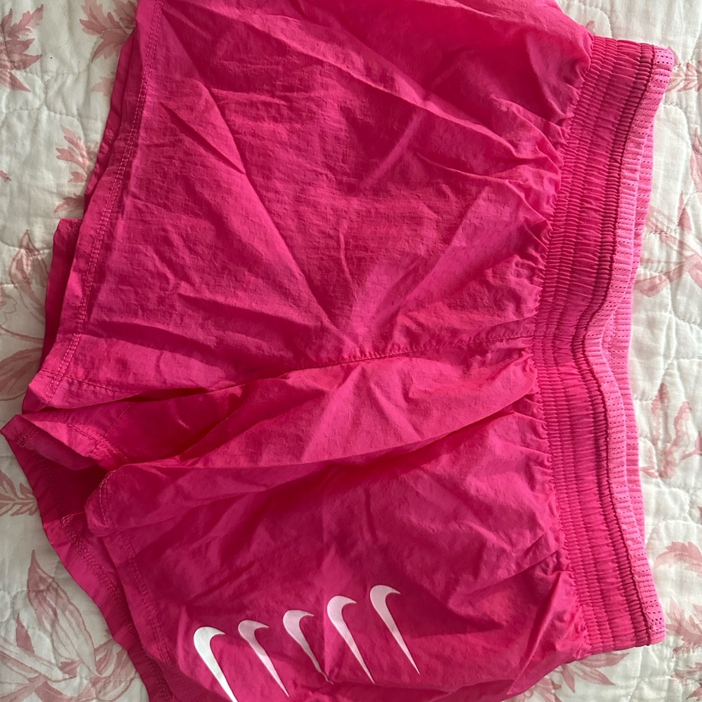 Nike Women's Bright Pink Athletic Shorts